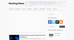 Desktop Screenshot of hackingnews.com